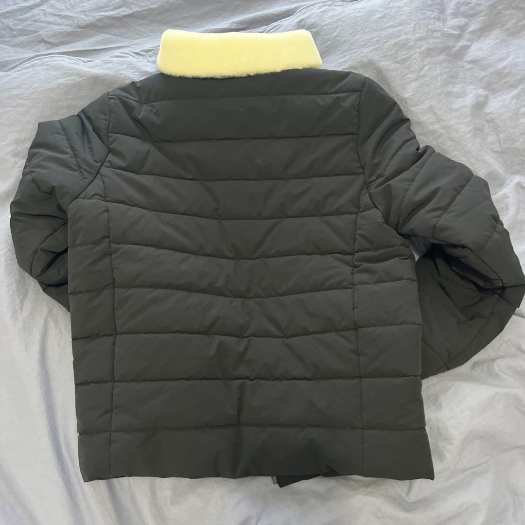 リエンダゴルフ　Ｆファーカラーキルティングジャケット