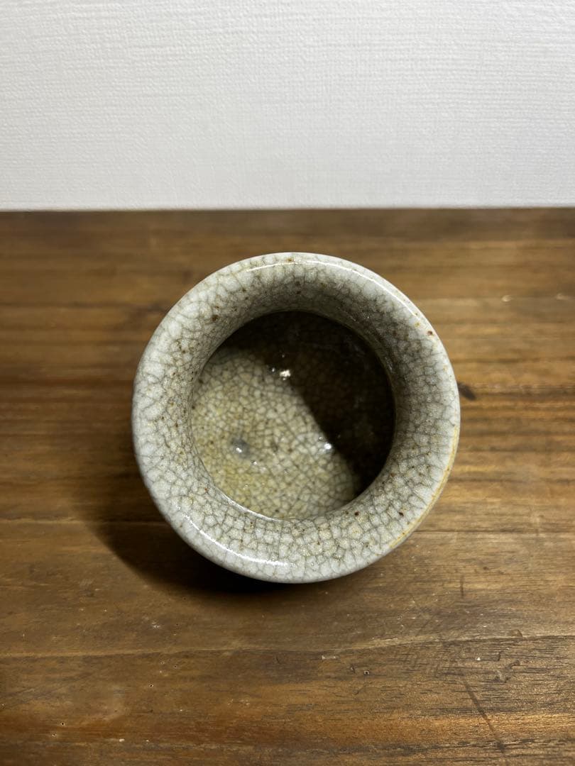 明時代　哥窯　三足香炉　明