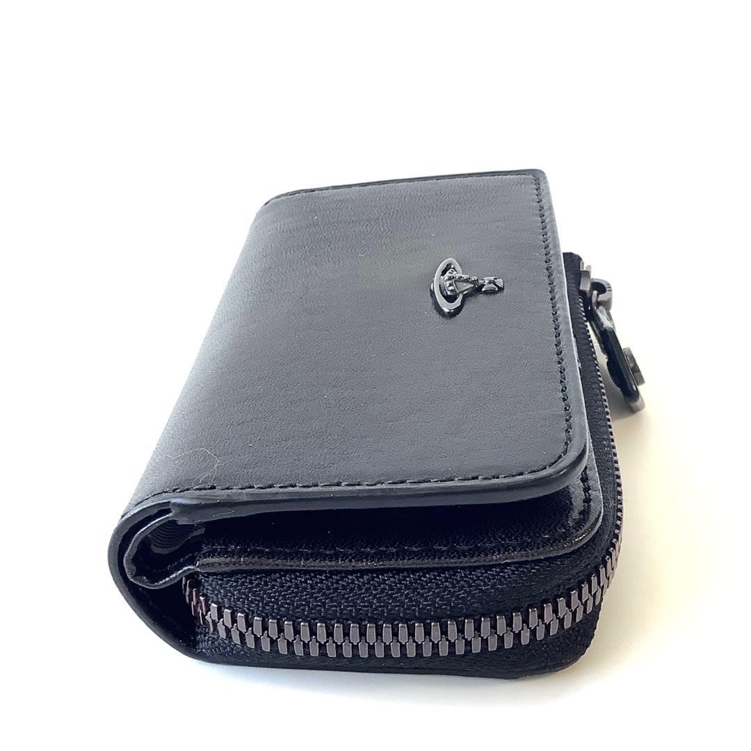 新品★ヴィヴィアンウエストウッド★コッパーキーケース小銭入れミニ財布★ブラック黒