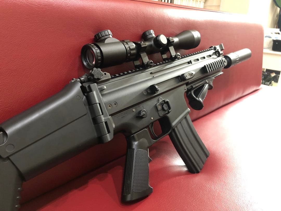 東京マルイ次世代電動ガン スカーL ブラック ライフルケース付！