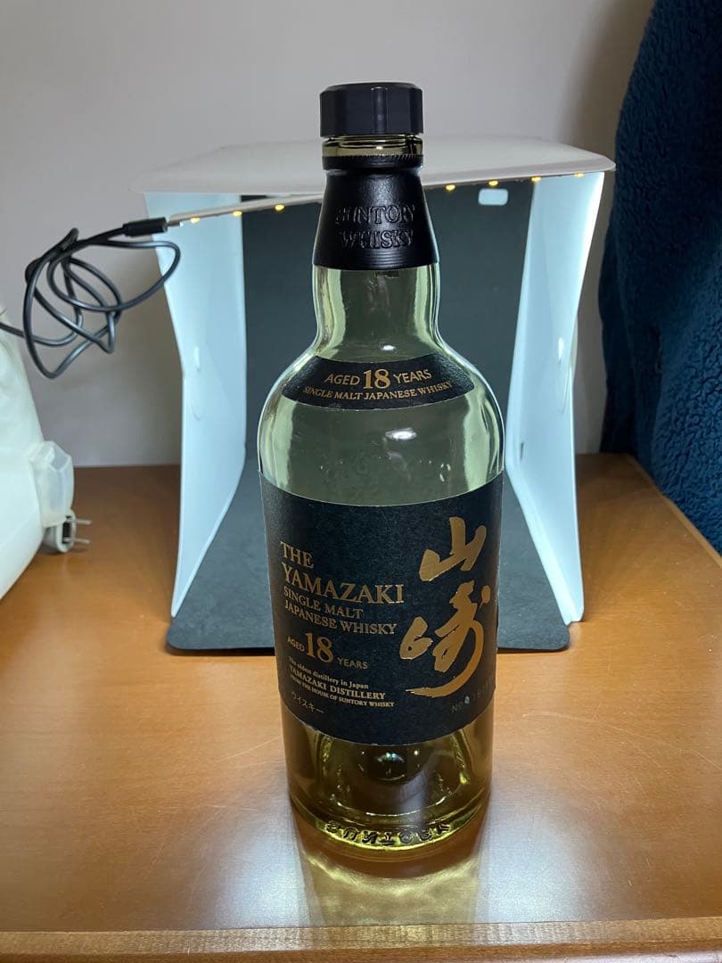 山崎 18年 シングルモルトウイスキー 700ml空瓶