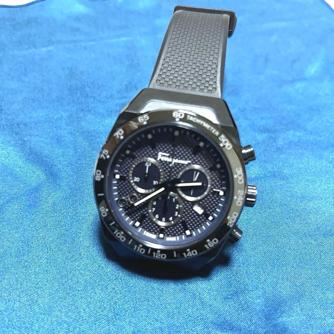 フェラガモ　メンズ 腕時計　SFHR00220 SLX Chono ネイビー