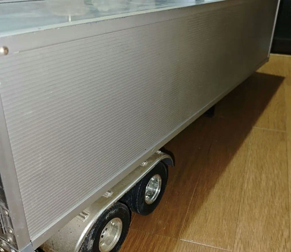 動作未確認 タミヤ ラジコン トラック トレーラー イエロー