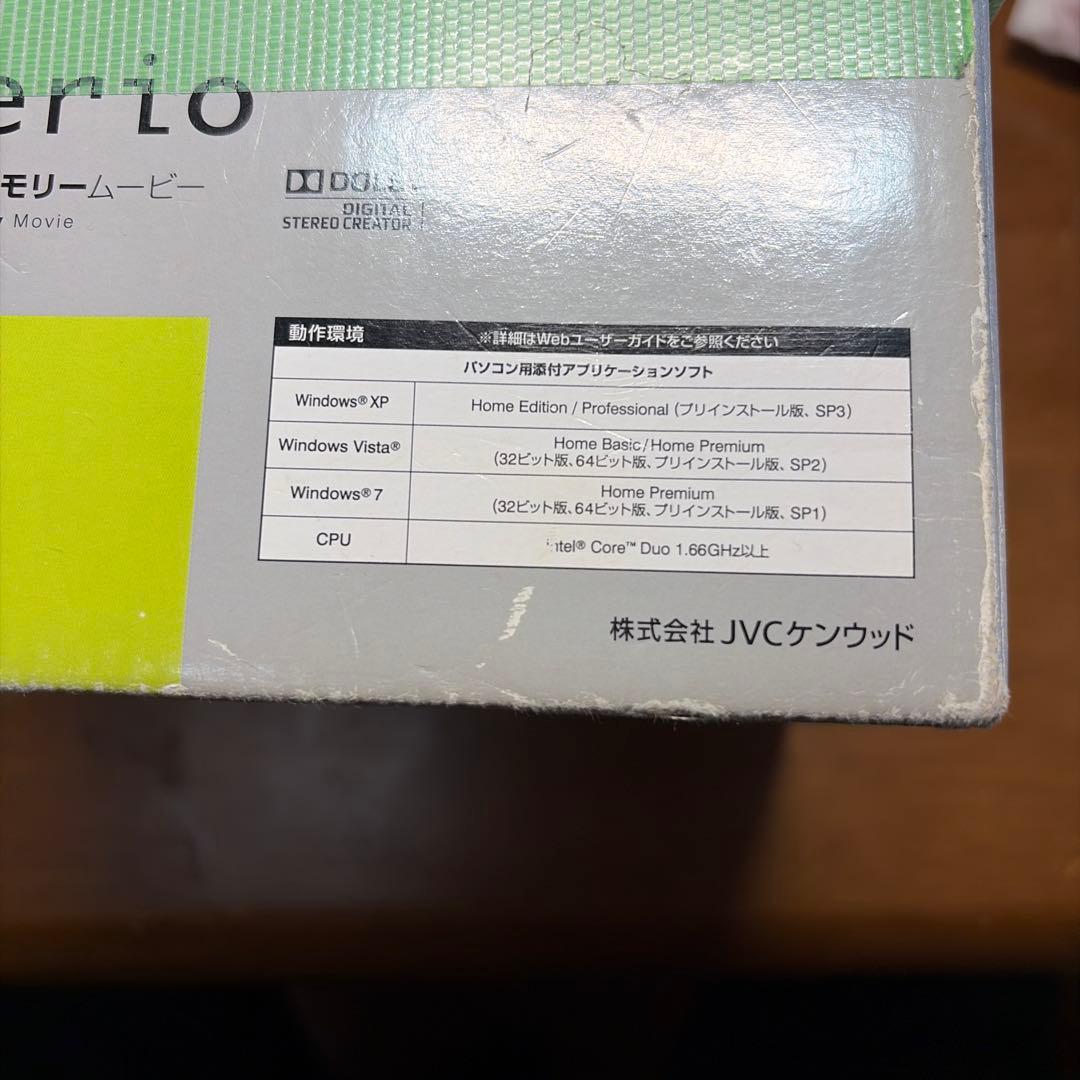 JVC HDビデオカメラ 12メガピクセル 32GB