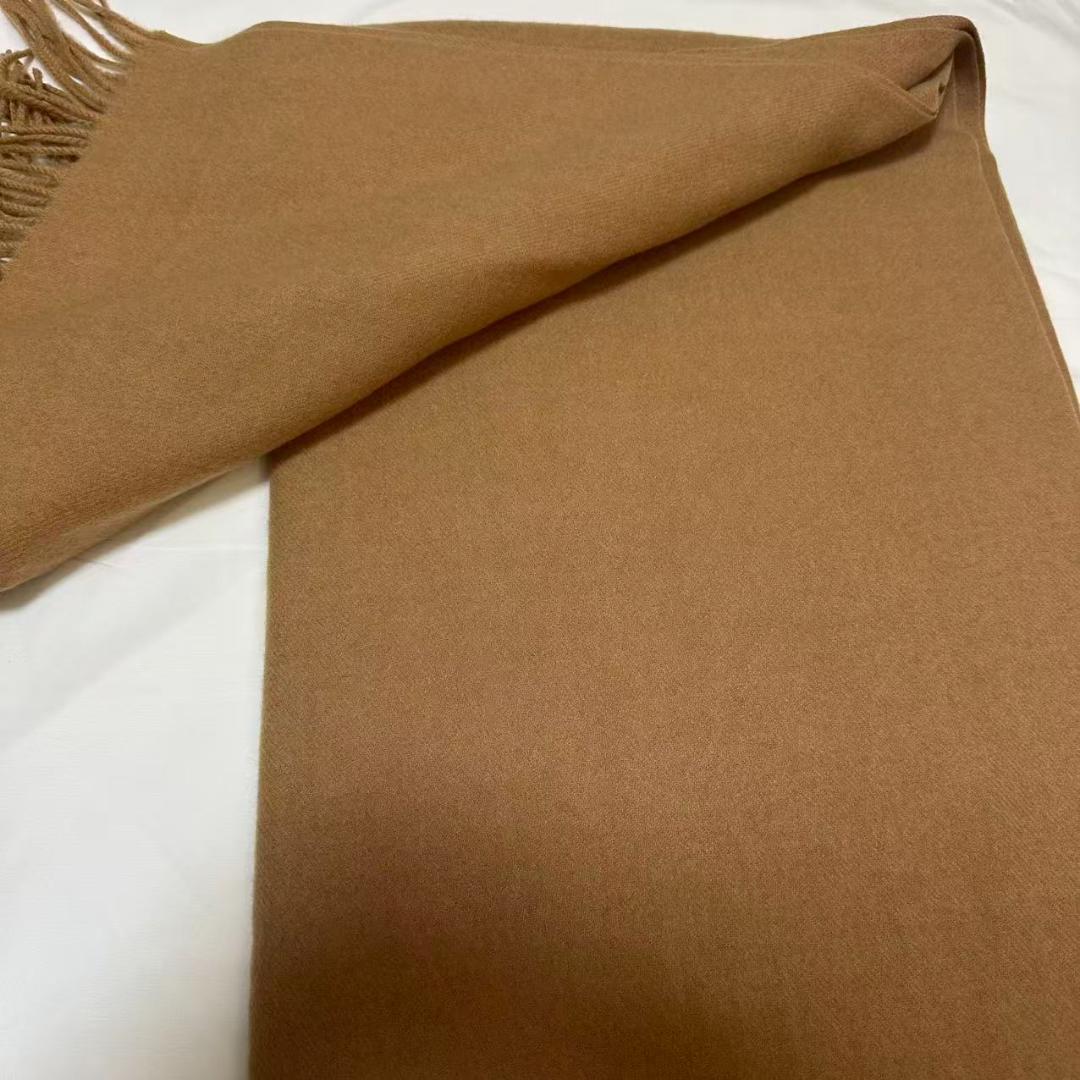 ジョンストンズ カシミア 大判ストール マフラー キャメル