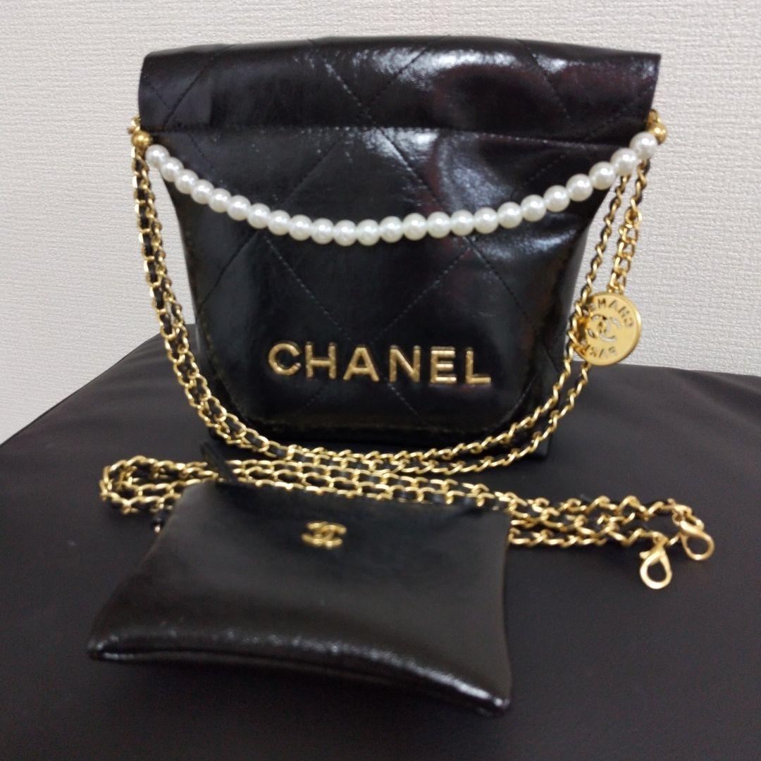 ✨VIP限定✨非売品 ノベルティ チェーンバッグ パール ポーチ付き