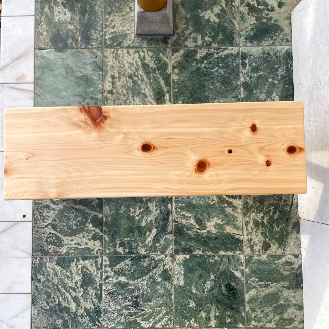 国産ひのき　ダイニングベンチ　木製ベンチ　チェアー