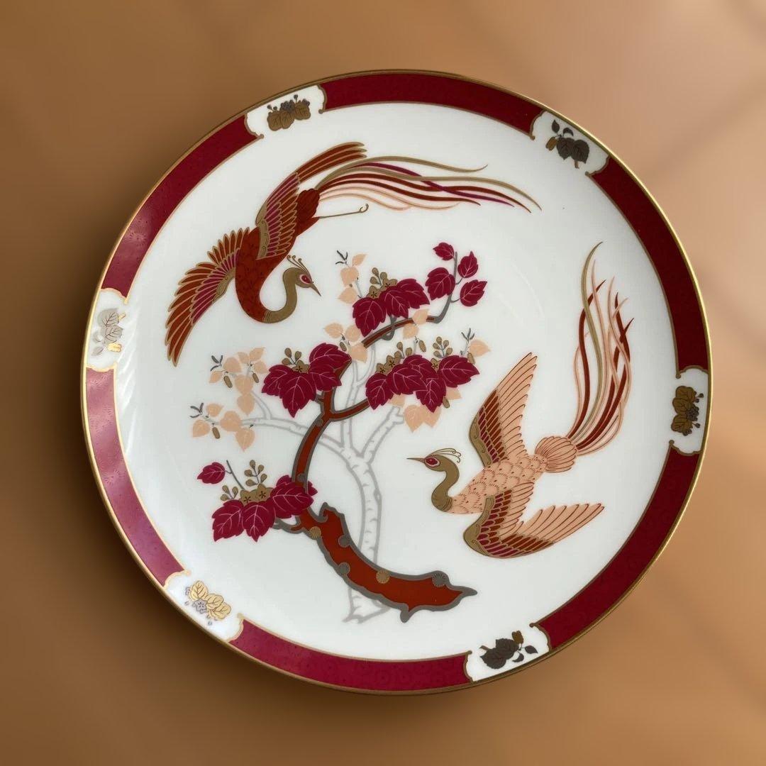 値下げ　大倉陶園　限定版飾皿　「比翼連理」岡本孝文　フランクリンポーセリン