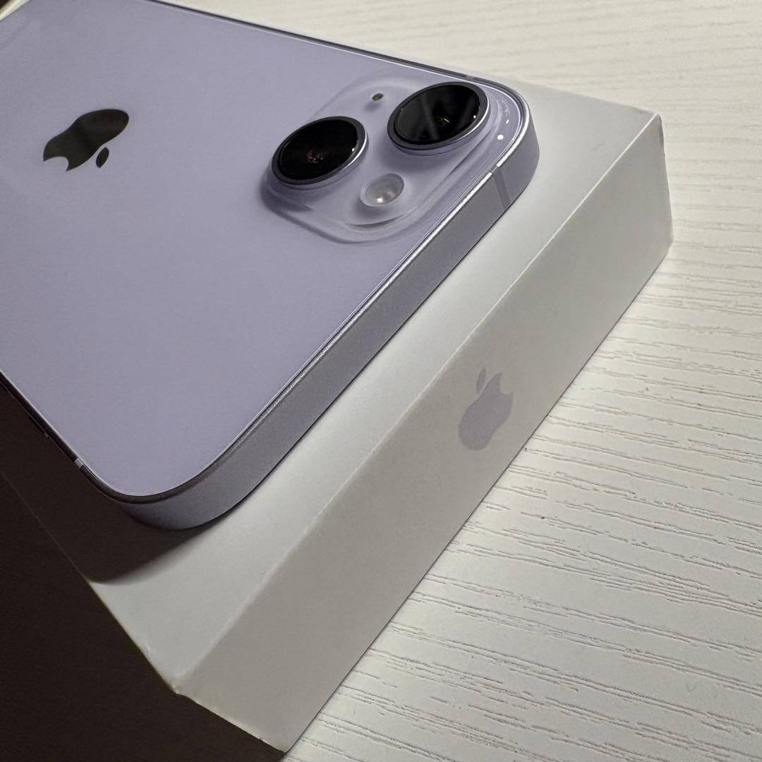 iPhone 14 Plus 128GB パープル SIMフリー 極美品