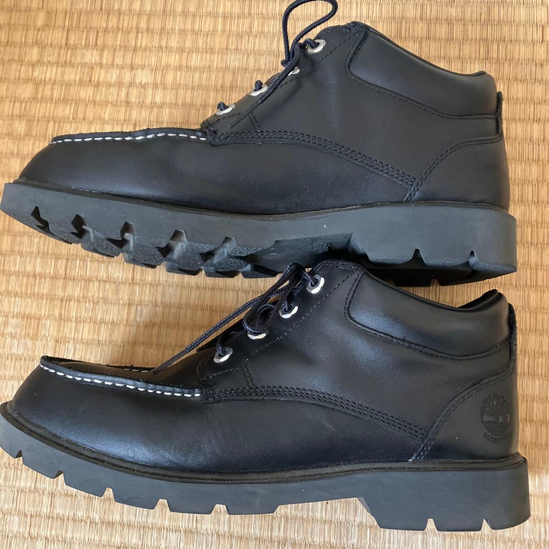 メンズTimberland 防水 ブラック デッキシューズ