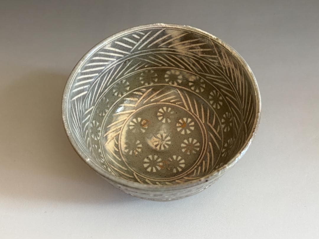 16代永楽善五郎　即全　花三島茶碗　久田宗也　尋牛斎書付　茶道具　表千家