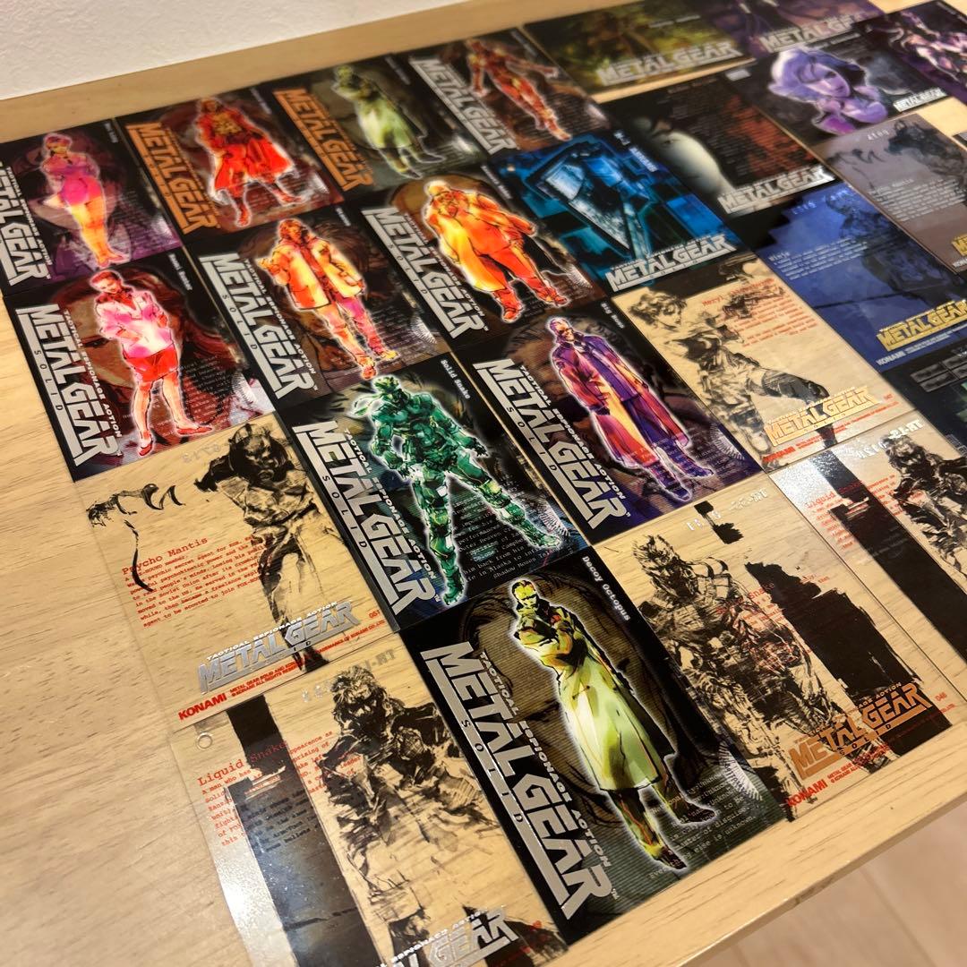 【売り切り】L GEAR SOLID メタルギア　カード93枚セット