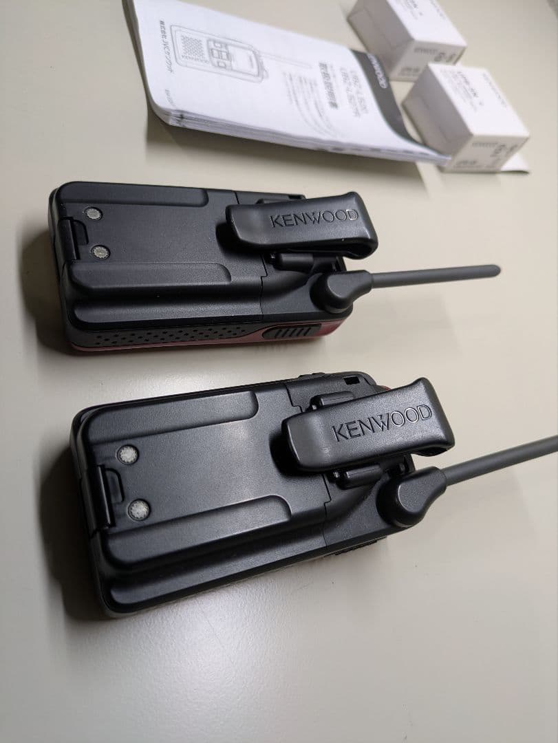 【バッテリー付】ケンウッド KENWOOD UBZ LS20トランシーバ×2
