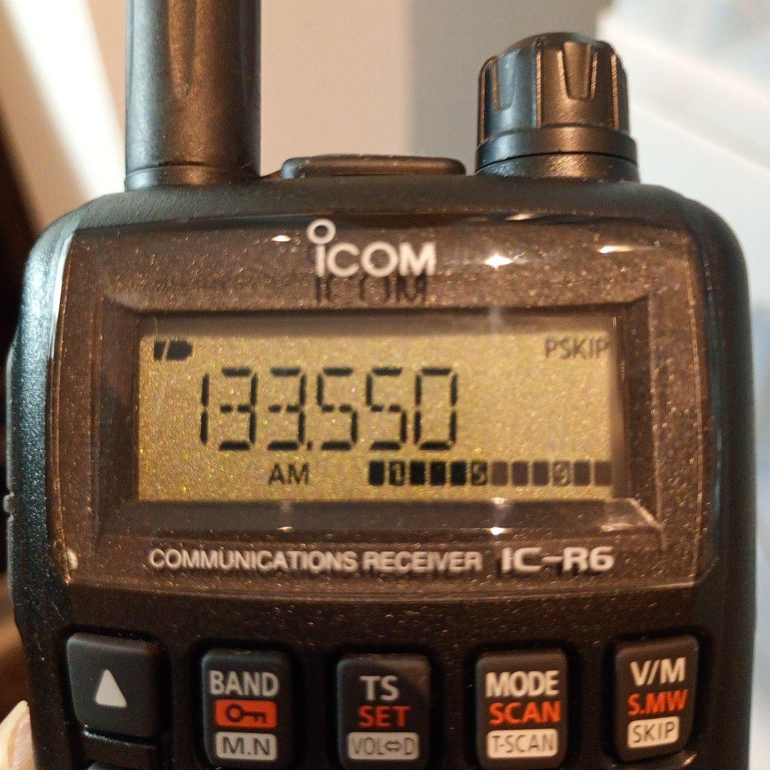 ICOM　広帯域受信機　IC-R6　動作品。 画像の付属品とセットです