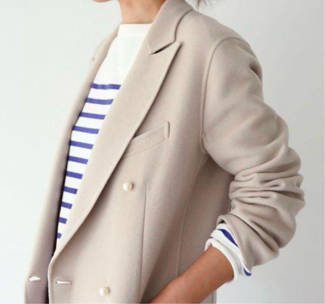 MADISON BLUE パール チェスターコート　サイズ0 ベージュ