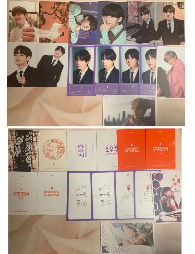 公式　BTS テテ　トレカ　ポストカード　ポラロイド　ミニフォト　等　まとめ売り