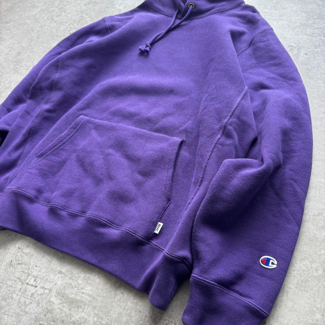希少 ロンハーマン × チャンピオン リバースウィーブ L パープル