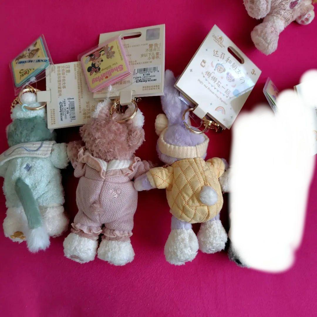 上海ディズニーリラックス ぬいぐるみキーホルダー 6体セット