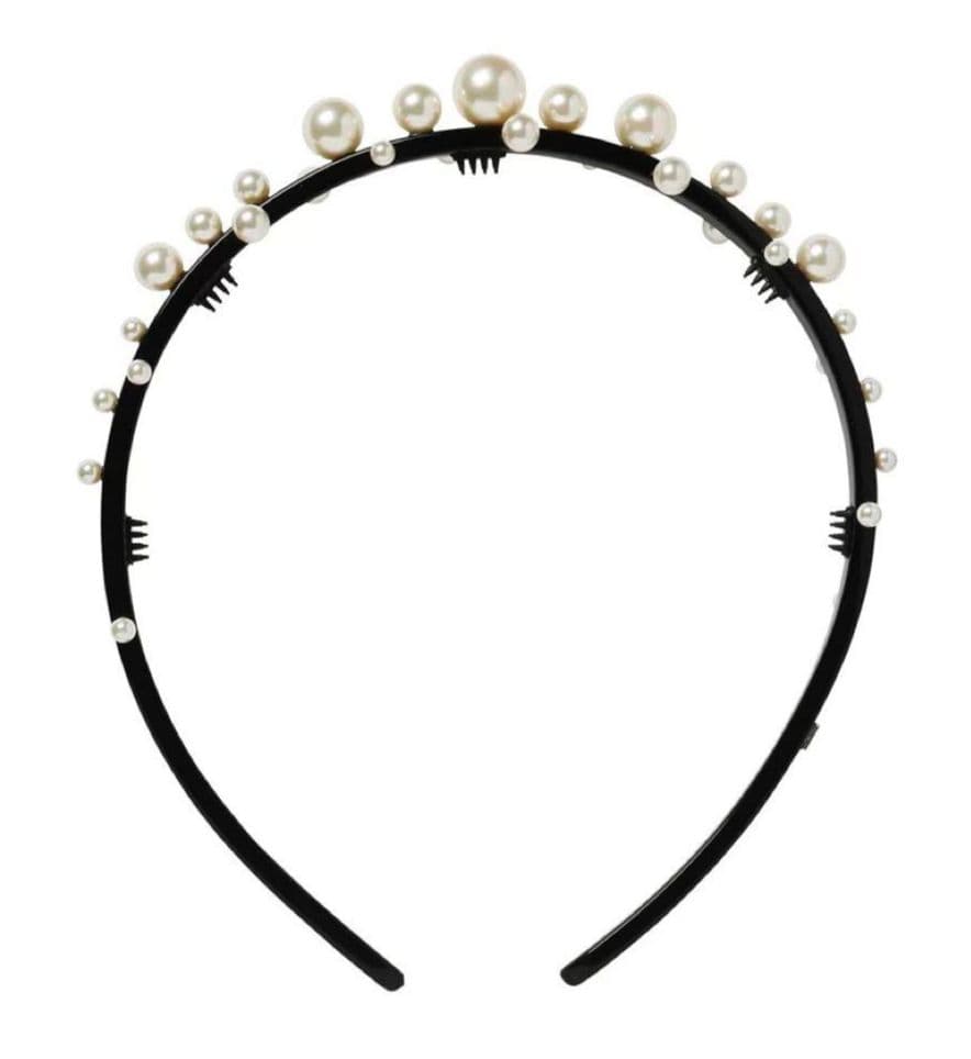 アレクサンドルドゥパリ　激レア　パール　ブラック　カチューシャ