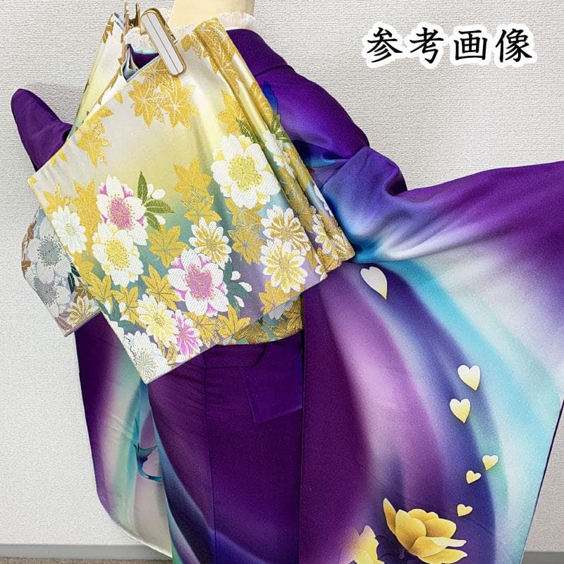 506z18☆絵本作家 永田萌 振袖 金通しラメ 妖精メルヘン☆結婚式 舞台衣装