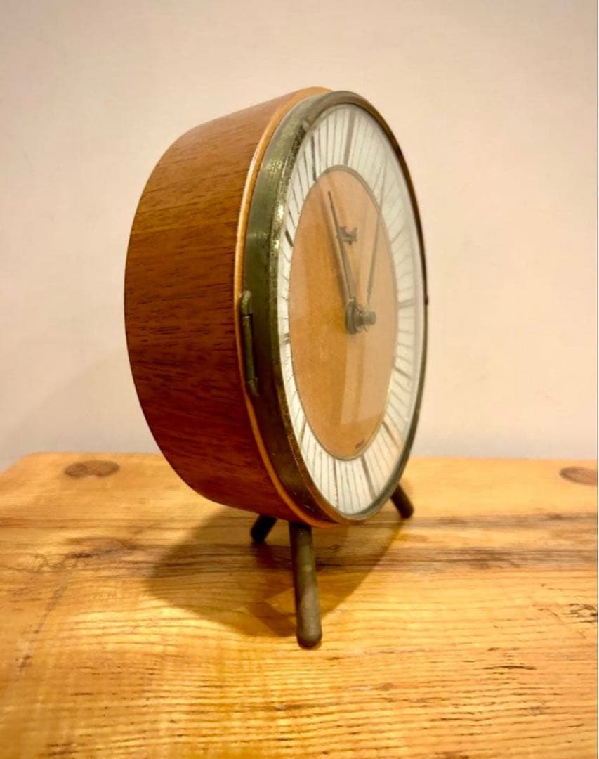 ◇ミッドセンチュリー ヴィンテージ クロック◆ドイツ KIENZLE／キンツレー