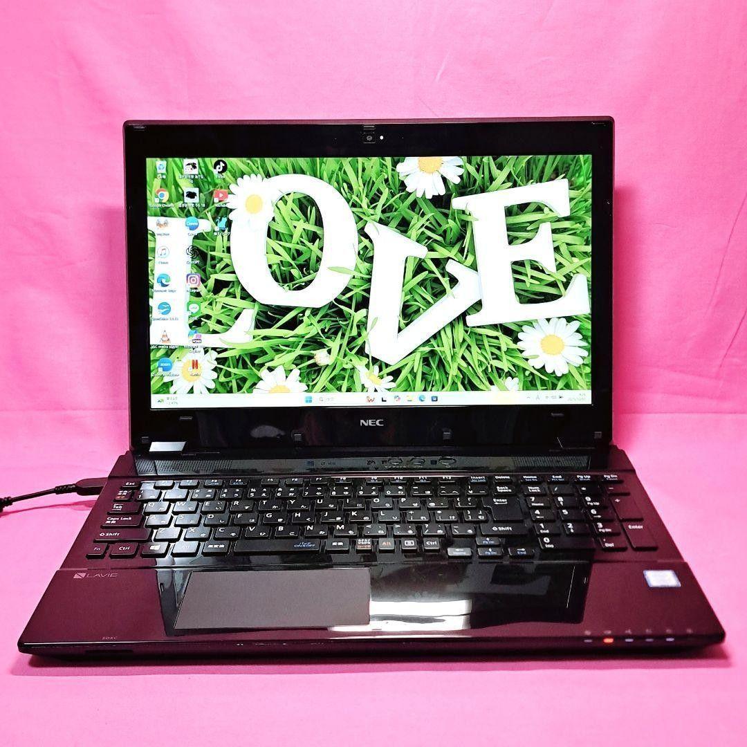G67爆速ハイスぺ　NECノートパソコン 7世代i7/SSD512/メモリ16