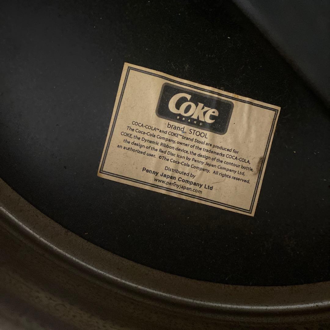 1324❣️コカ・コーラ ハイチェア Cocacola 回転椅子