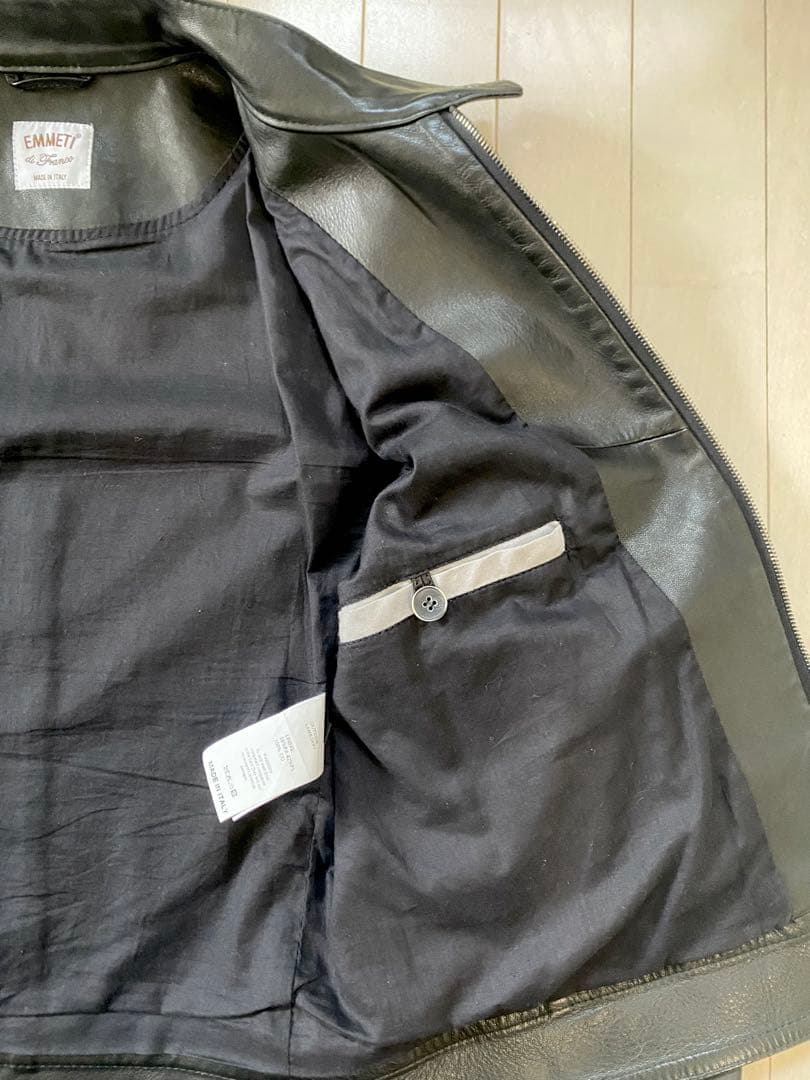 ゆう　美品 EMMETI JURI エンメティ ユリ46 ライダース