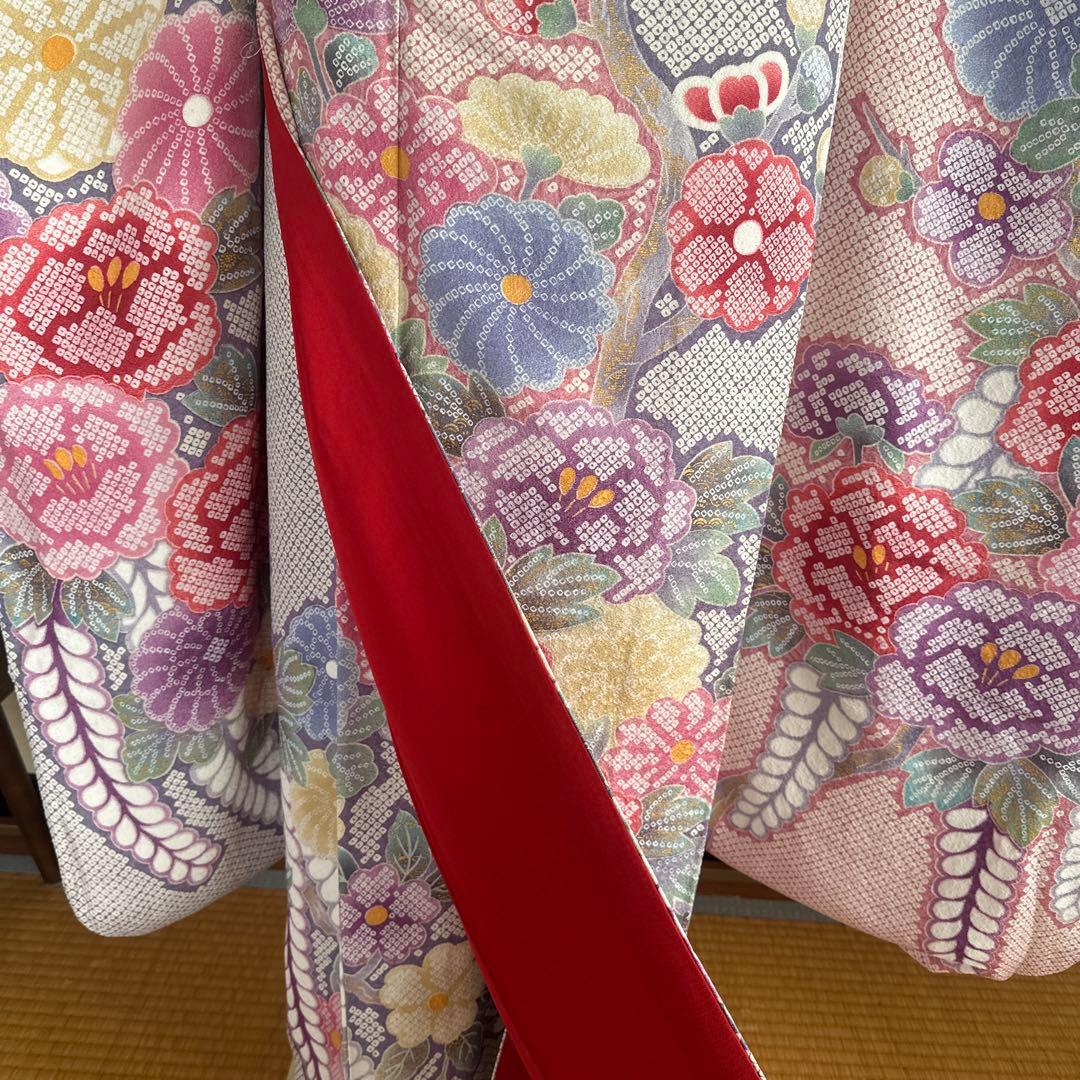 ふわっと華やか絞り模様♡振袖フルセット♡成人式前撮り結婚式