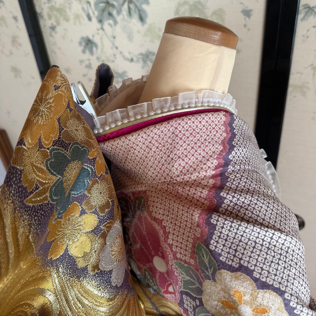 ふわっと華やか絞り模様♡振袖フルセット♡成人式前撮り結婚式
