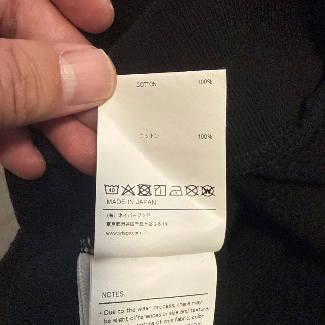 トップス WTAPS RAGS HOODED 211ATDT-CSM39 BLACK L