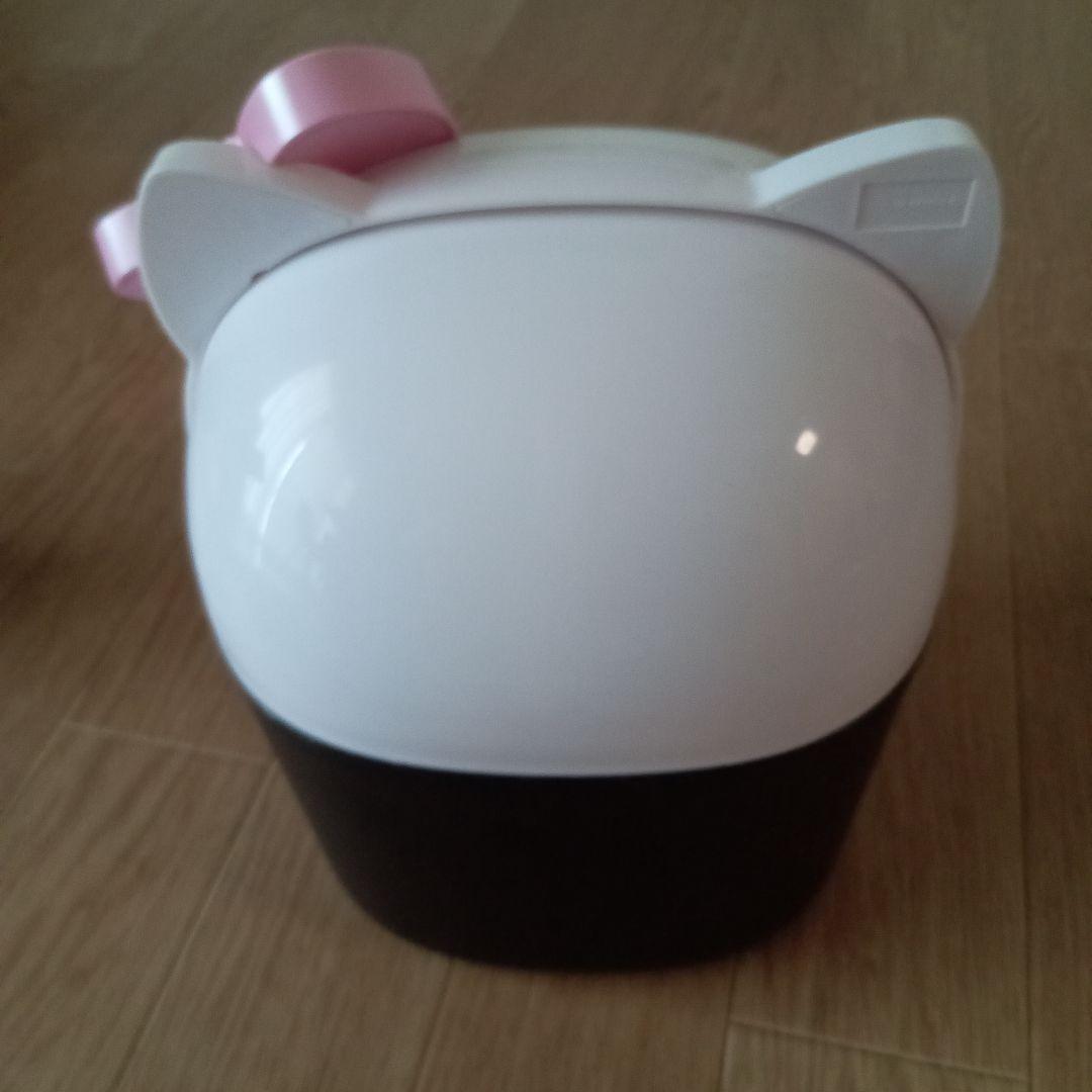 キティちゃん　ごみ箱　収納入れ➕キティ座布団カバー　平成レトロ