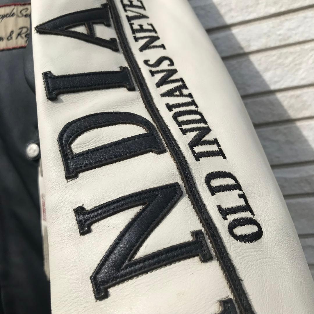 インディアンモーターサイクル ライダース L スエード レザー