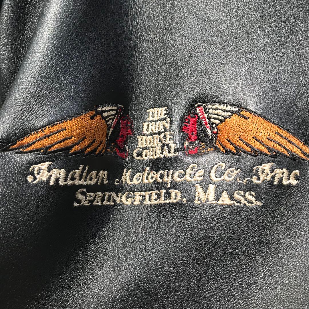 インディアンモーターサイクル ライダース L スエード レザー
