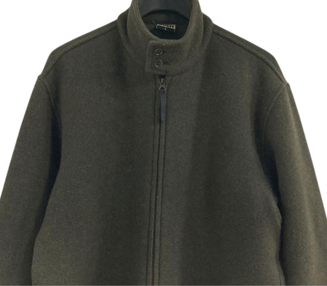 アーカイブ　GOODENOUGH　ウールジップアップジャケット カーキ