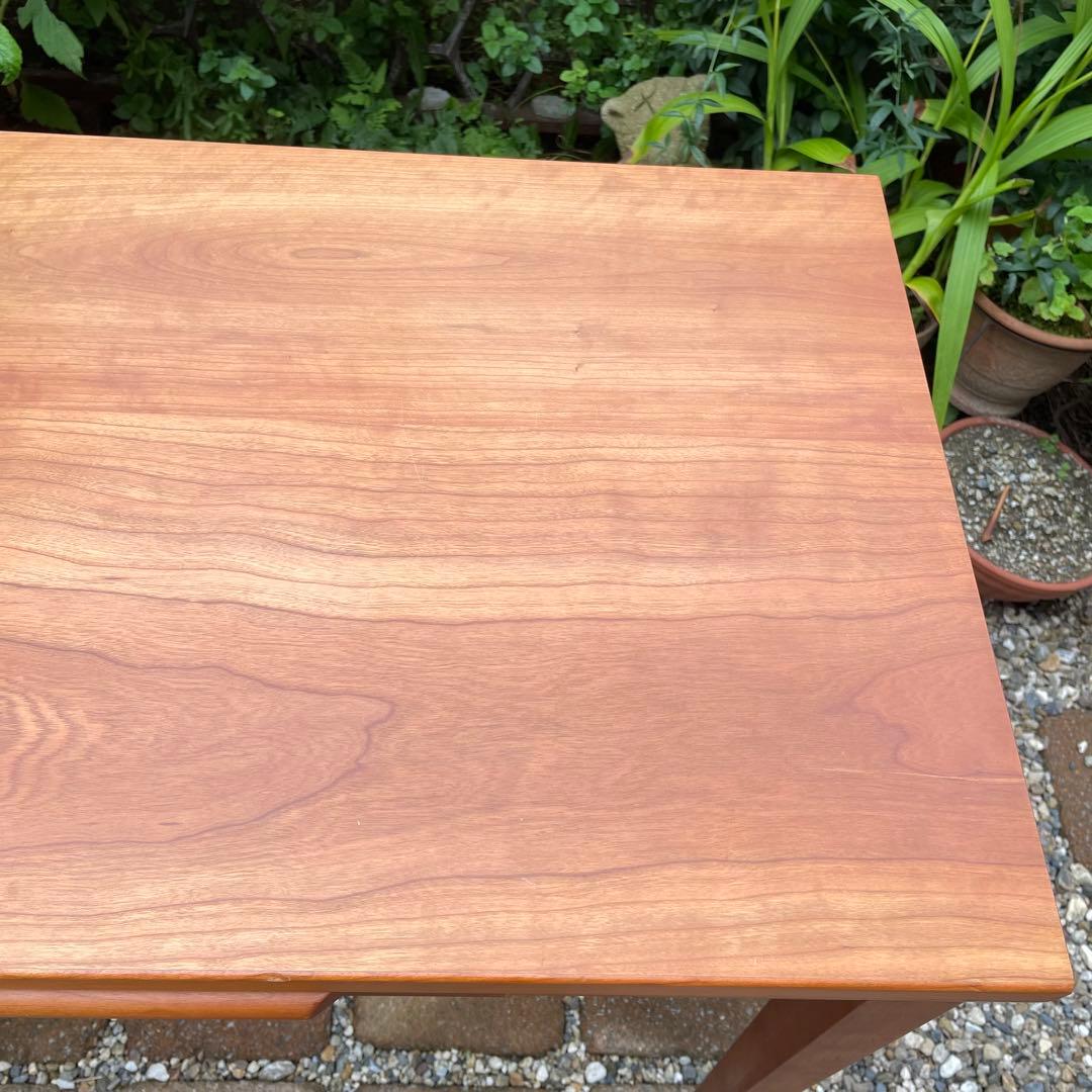 Dinos Blossomブロッサムチェリー天然木北欧風デスク 幅120cm