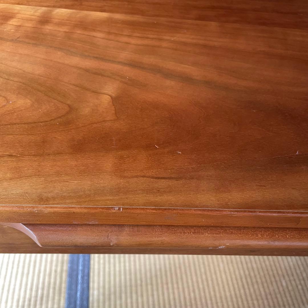 Dinos Blossomブロッサムチェリー天然木北欧風デスク 幅120cm