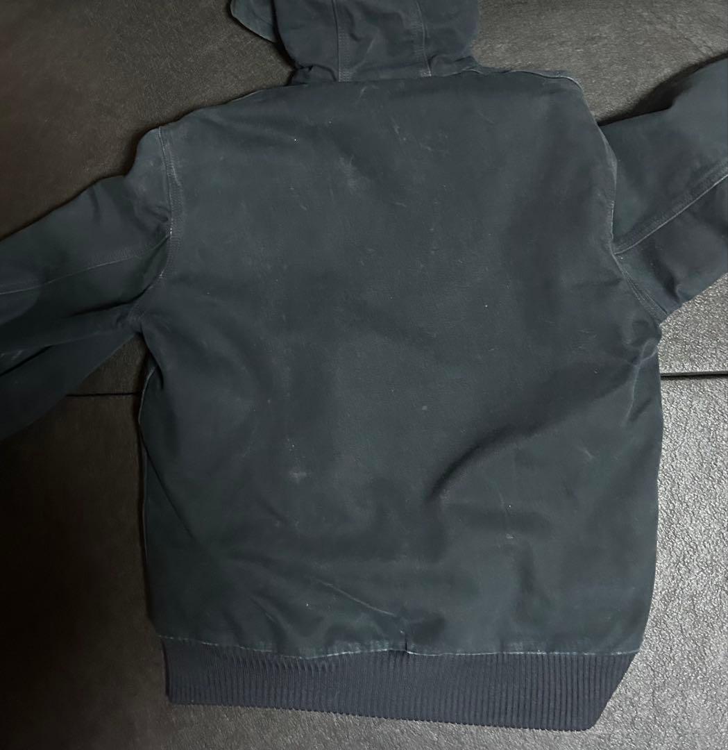 Carhartt ブラック フード付きジャケット カーハート