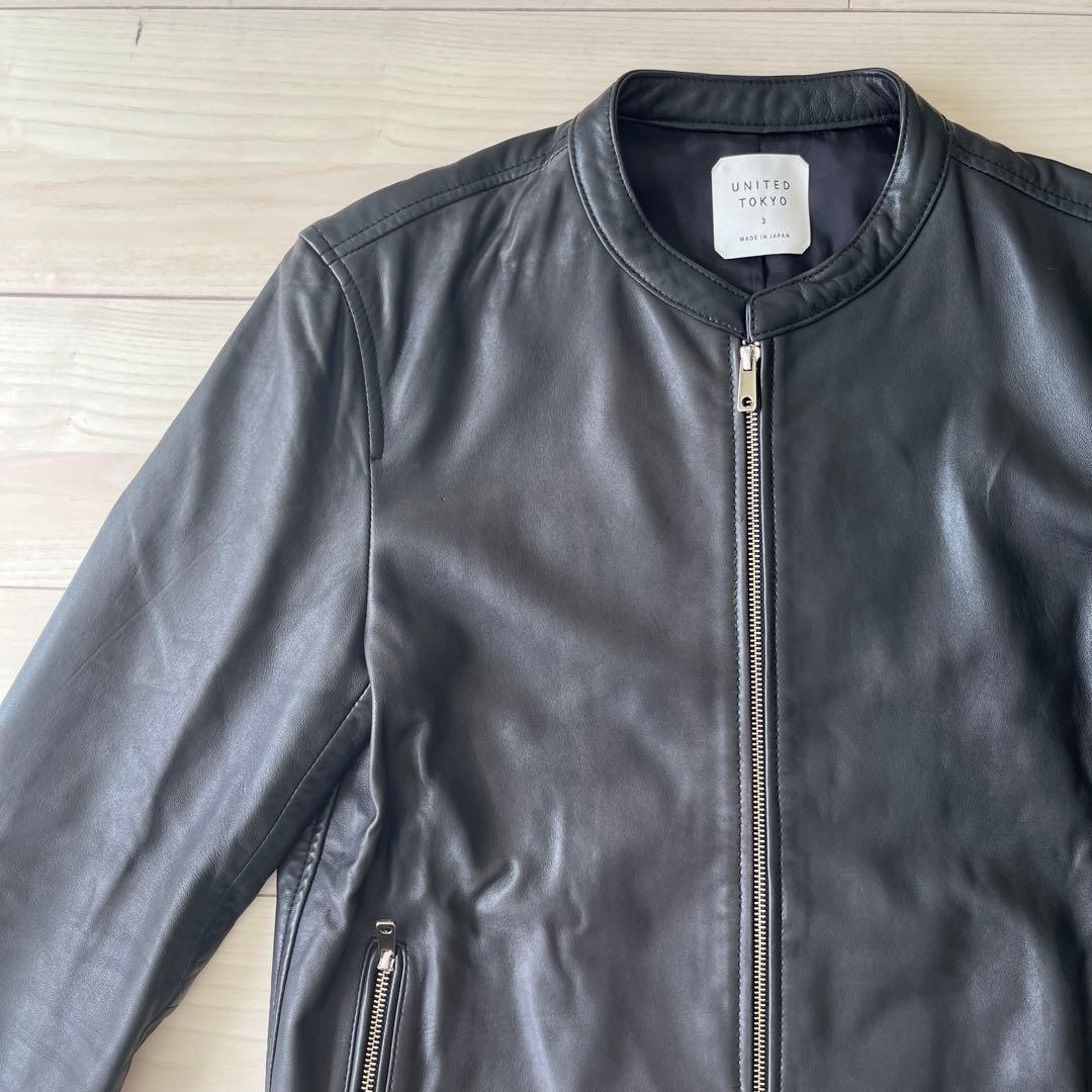 UNITED TOKYO ラムレザーシングルライダース