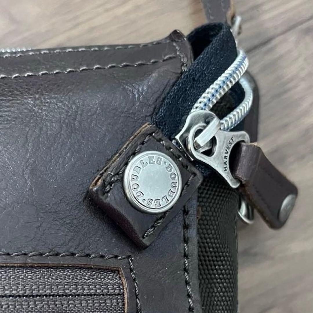 【未使用に近い】DOUBLES ブリーフケース ビジネスバッグ ダークブラウン