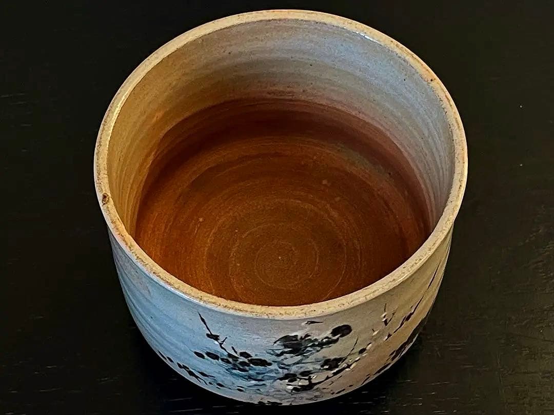 初代 尾形乾山作 絵付筒茶碗 作品保証書添付