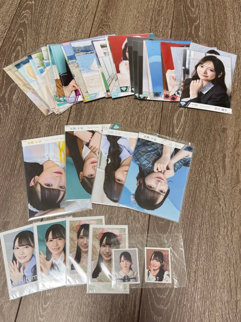 ≠ME 鈴木瞳美　生写真　ミニフォト　シール　まとめ売り　約50枚