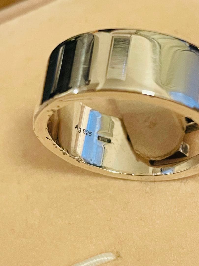 GUCCIリング 19号 カットリング カットアウト スターリングシルバー925