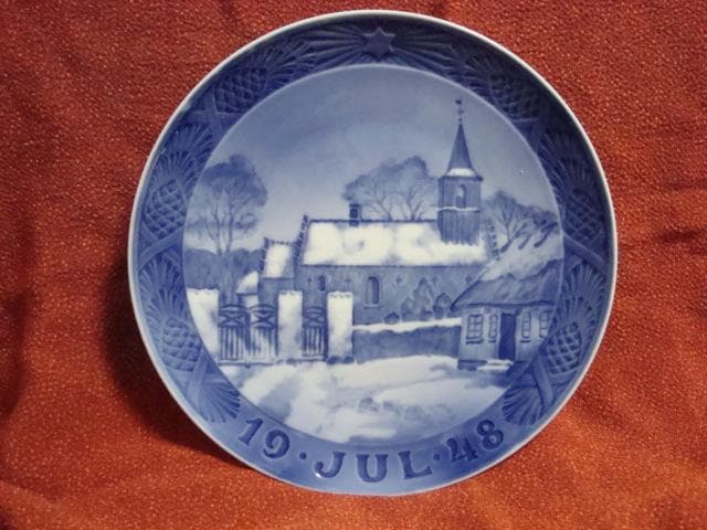 ロイヤルコペンハーゲンイヤープレート1948