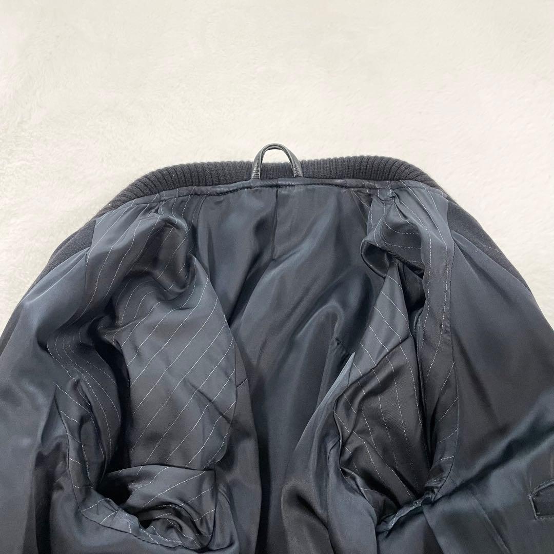 ✨️希少L✨️ATTACHMENT　ライダース　スタジャン　切り替え　レザー