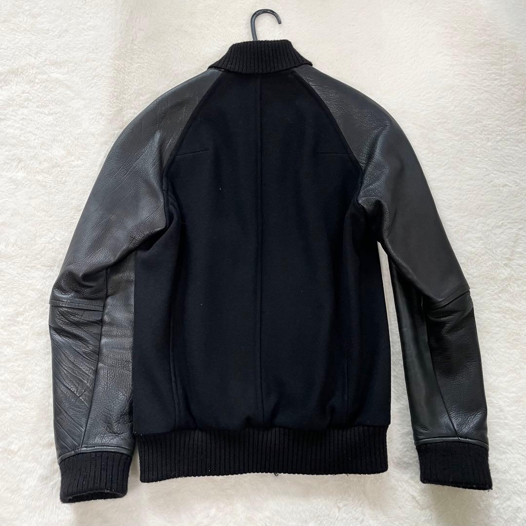 ✨️希少L✨️ATTACHMENT　ライダース　スタジャン　切り替え　レザー