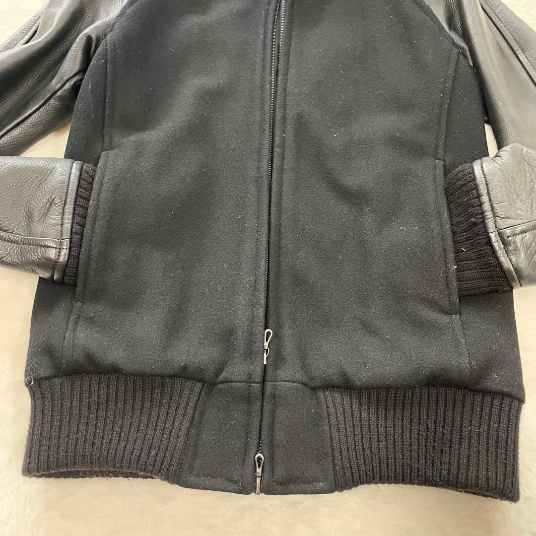 ✨️希少L✨️ATTACHMENT　ライダース　スタジャン　切り替え　レザー