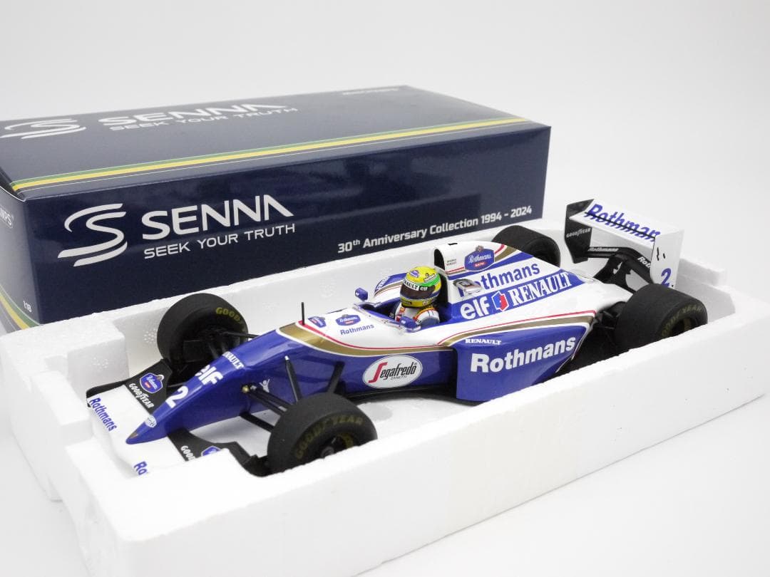 F31_VG30DET1/18 ウィリアムズ FW16ラストレースA.セナ