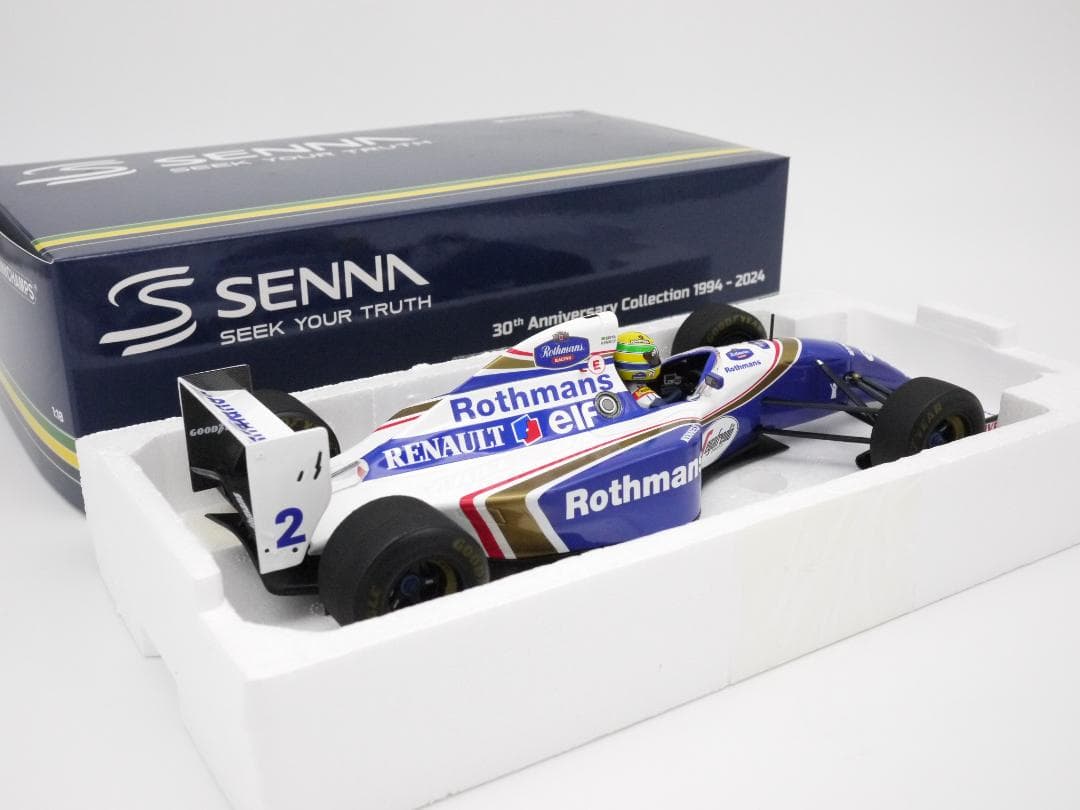 F31_VG30DET1/18 ウィリアムズ FW16ラストレースA.セナ