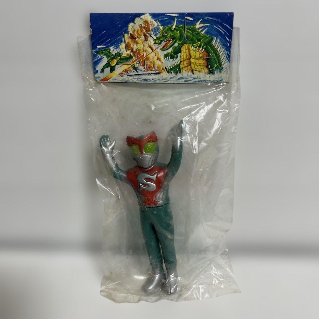 ⚠️レア　仮面ライダーストロンガー　パチ　ミニソフビ　贋作